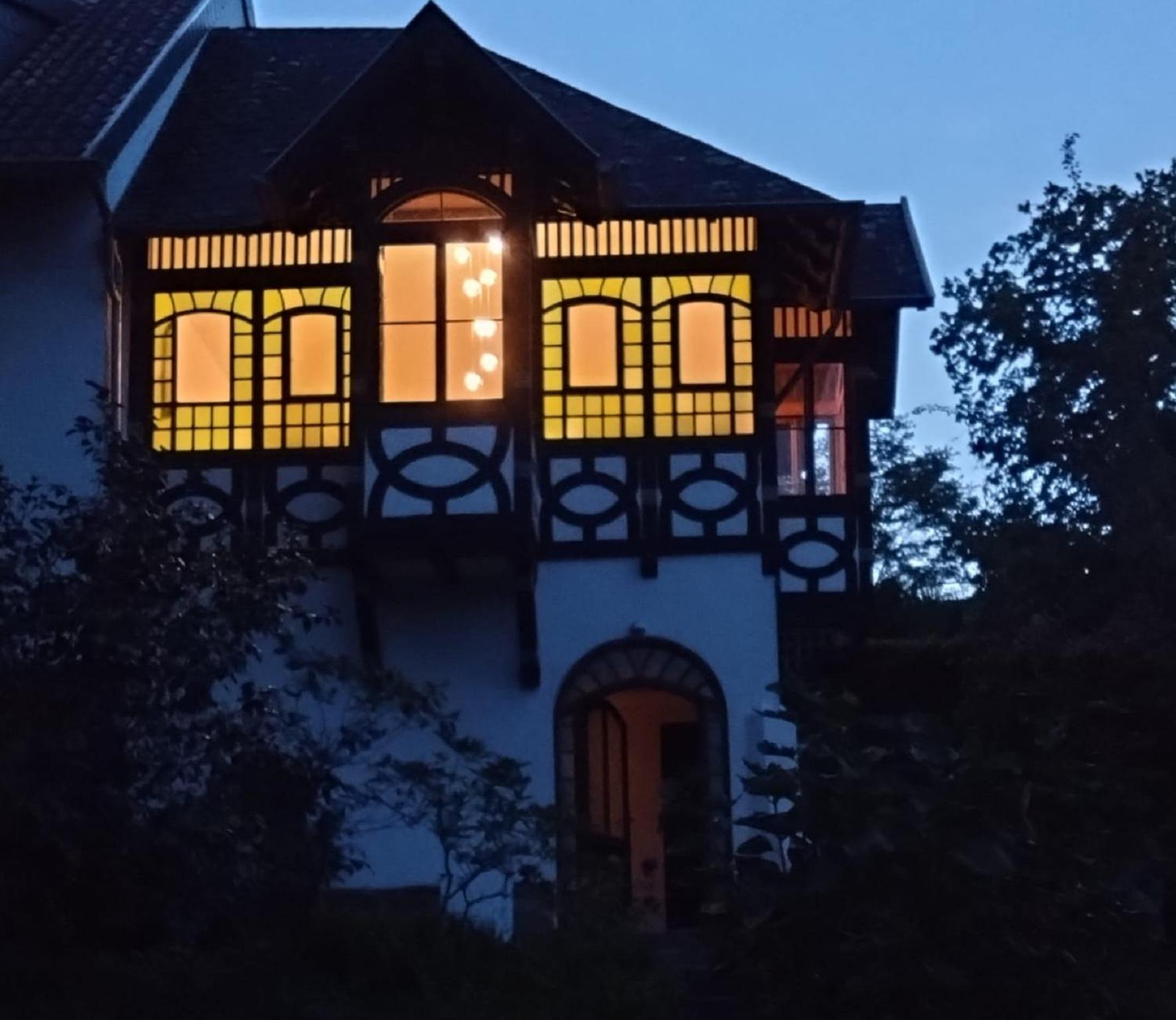 Villa Historisches Haus Am Triller Saarbrücken Esterno foto